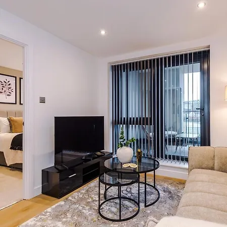 Apartamento Sleek 2 Bed Free Parking And Terrace Leeds (West Yorkshire)